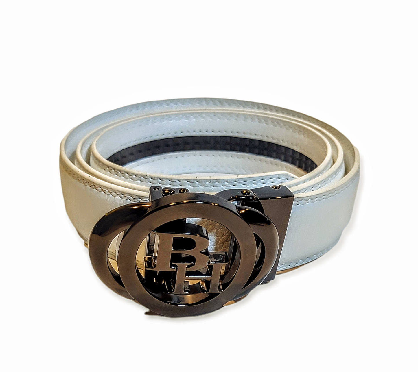 Leather logo Rachet Belts