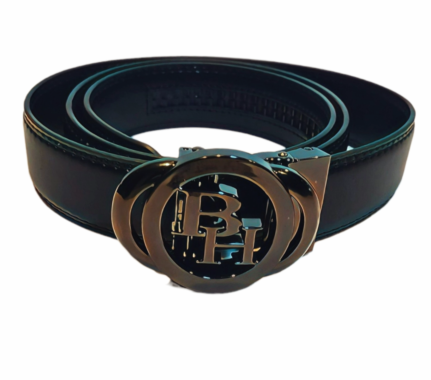 Leather logo Rachet Belts