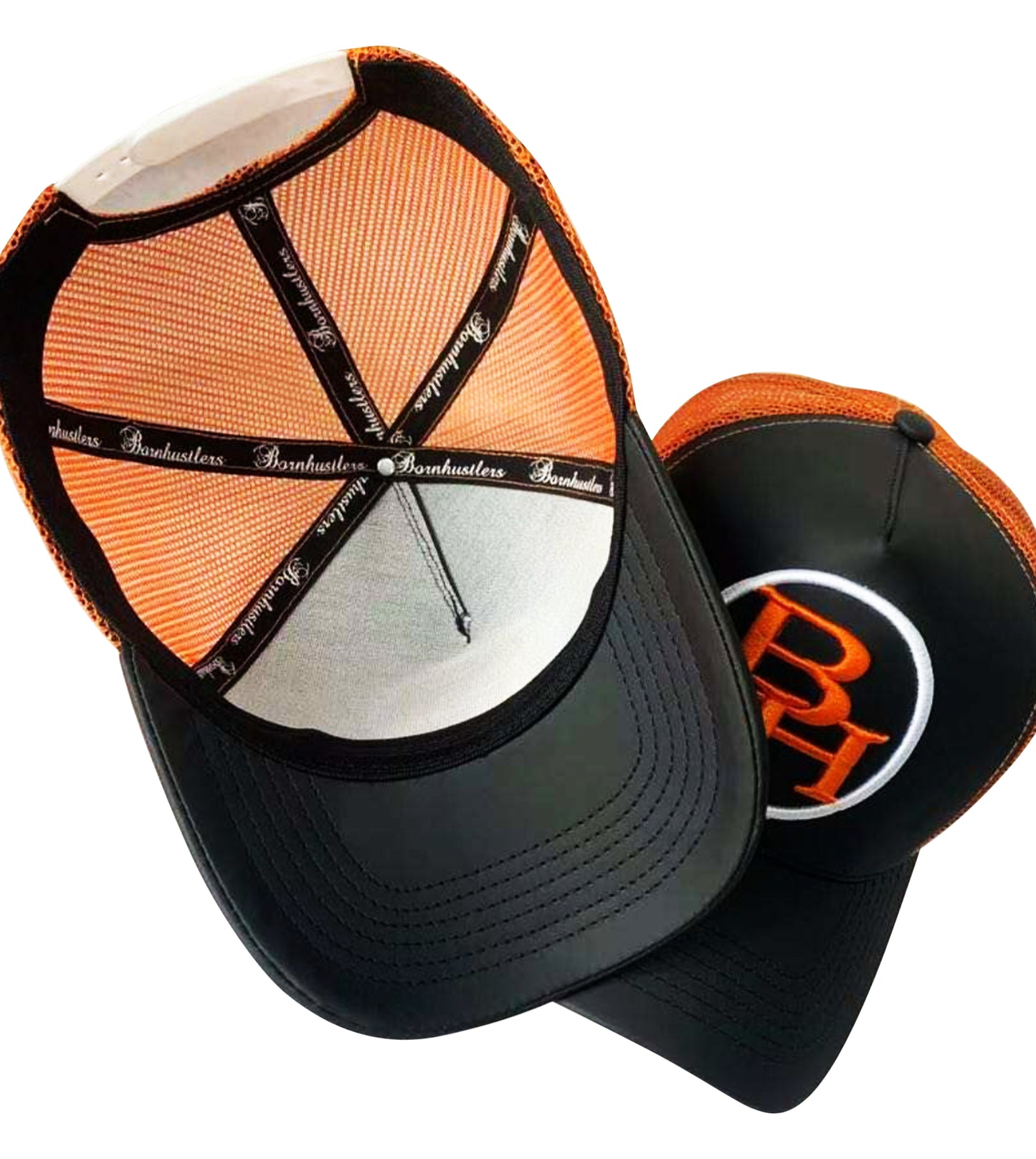 Leather Logo Trucker Hats