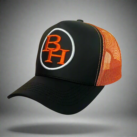 Leather Logo Trucker Hats