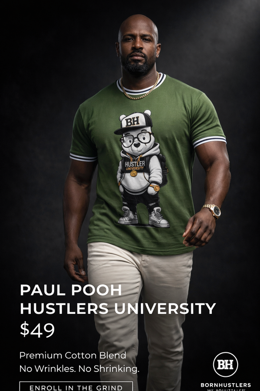 Paul Pooh Hustlers University Shirt (green)
