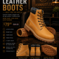 Leather Wheat Boots