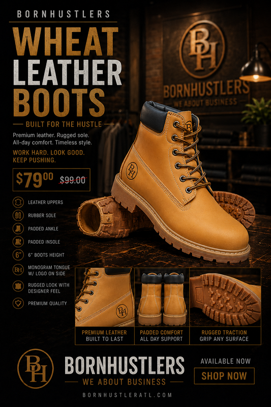 Leather Wheat Boots