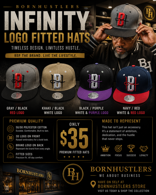 Infinity Logo Fitted Hats