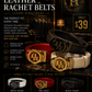 Leather logo Rachet Belts