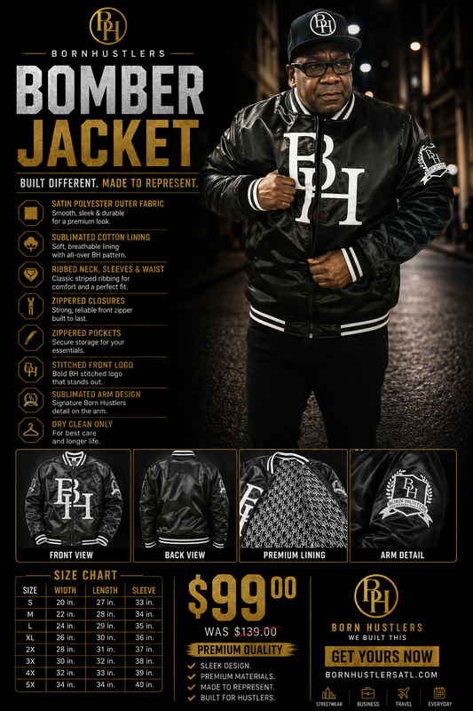 Bornhustlers Bomber Jacket