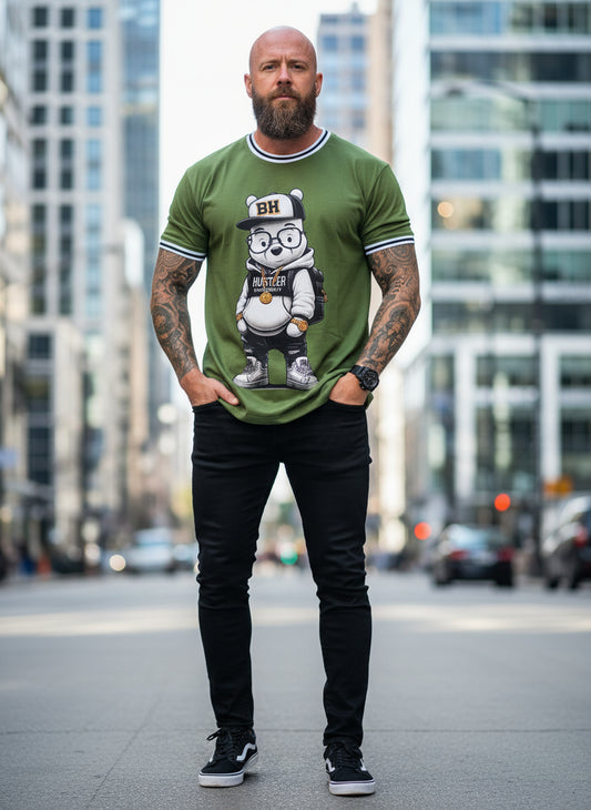 Paul Pooh Hustlers University Shirt (green)