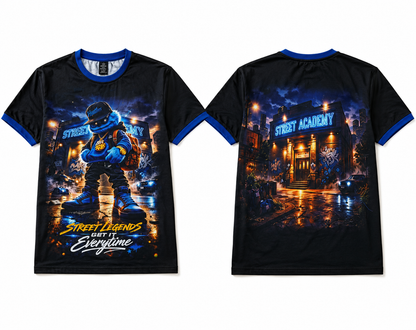 Street Legends Blue. Hustler Shirt