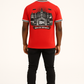 Panda Hustlers University Shirt. (Red)